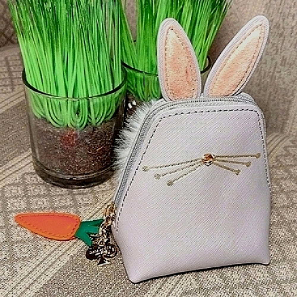 Kate Spade Bunny Mini Bag in White and Pink